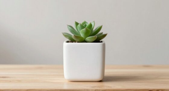 simple sleek plant containers