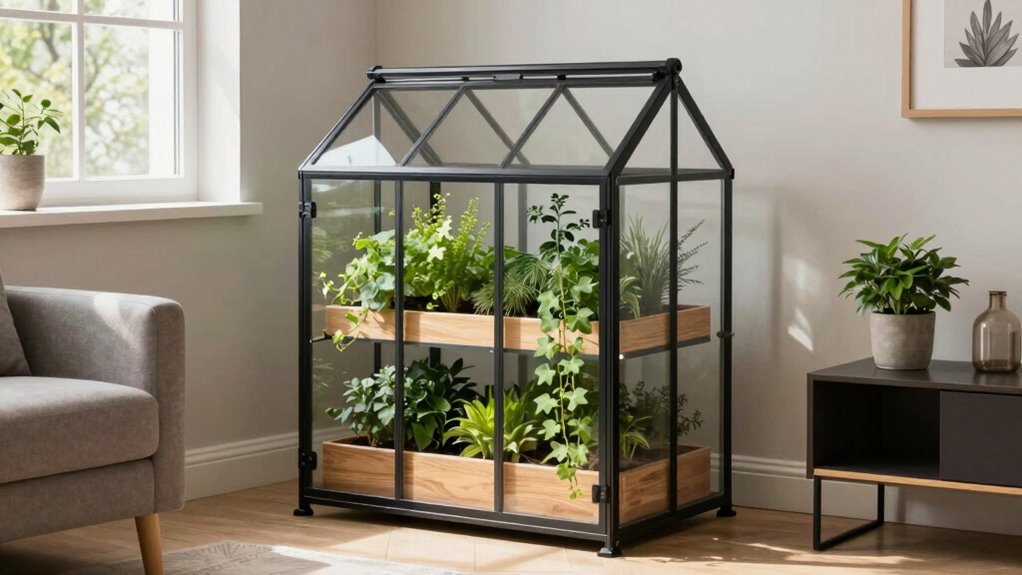 small apartment friendly greenhouses