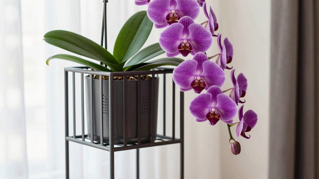 stylish functional orchid planters