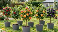 top dwarf fruit tree planters