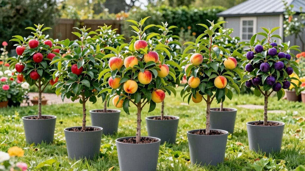 top dwarf fruit tree planters