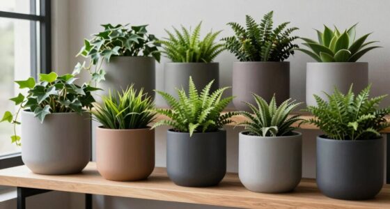 top fiberglass indoor plant pots