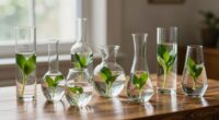 top glass propagation vases
