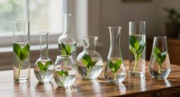 top glass propagation vases