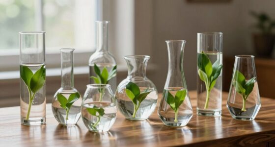 top glass propagation vases