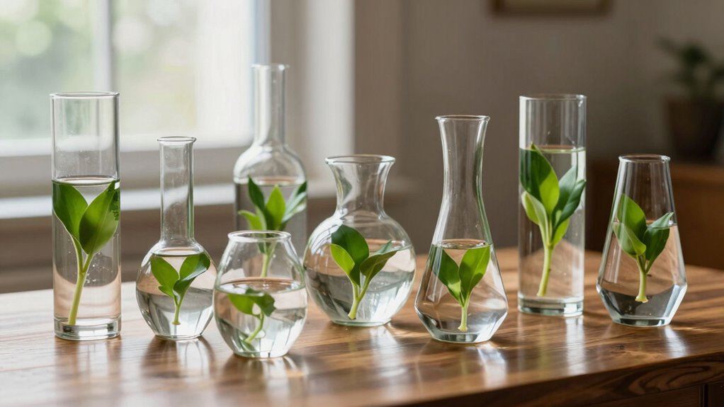 top glass propagation vases
