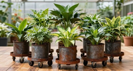 top heavy duty plant caddies