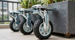 top heavy duty planter casters
