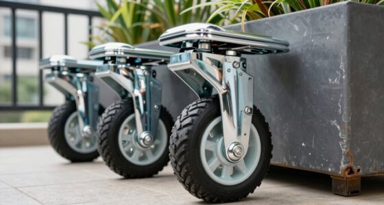 top heavy duty planter casters