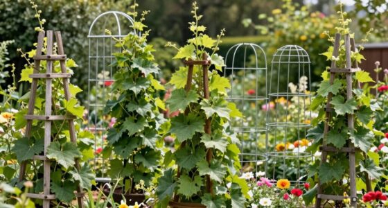 top heavy vine supports