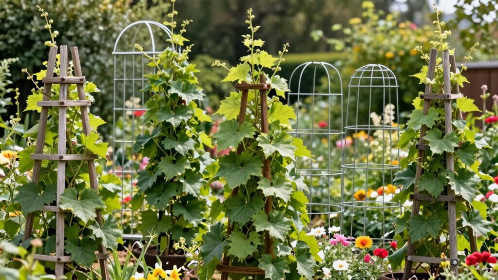 top heavy vine supports