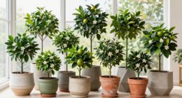 top indoor dwarf citrus planters