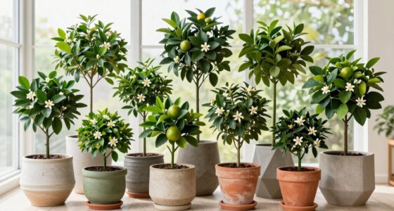 top indoor dwarf citrus planters
