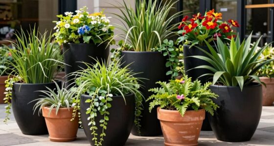 top large self watering planters