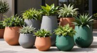 top lightweight large planters