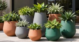 top lightweight large planters