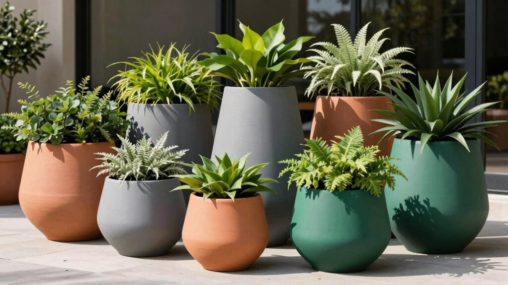 top lightweight large planters