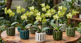 top orchid slotted pots