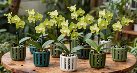 top orchid slotted pots