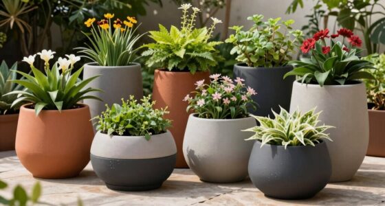 top patio self watering planters