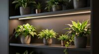 top plant cabinet lighting