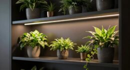 top plant cabinet lighting