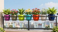top railing planter options