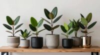 top rubber plant planters
