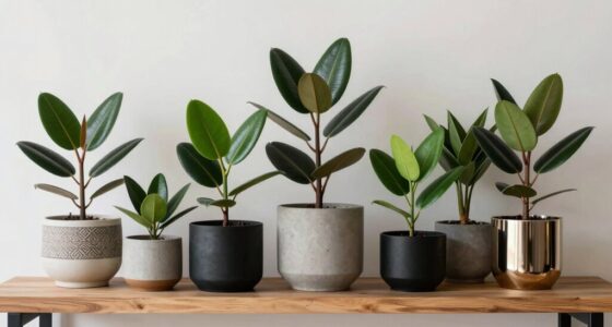 top rubber plant planters