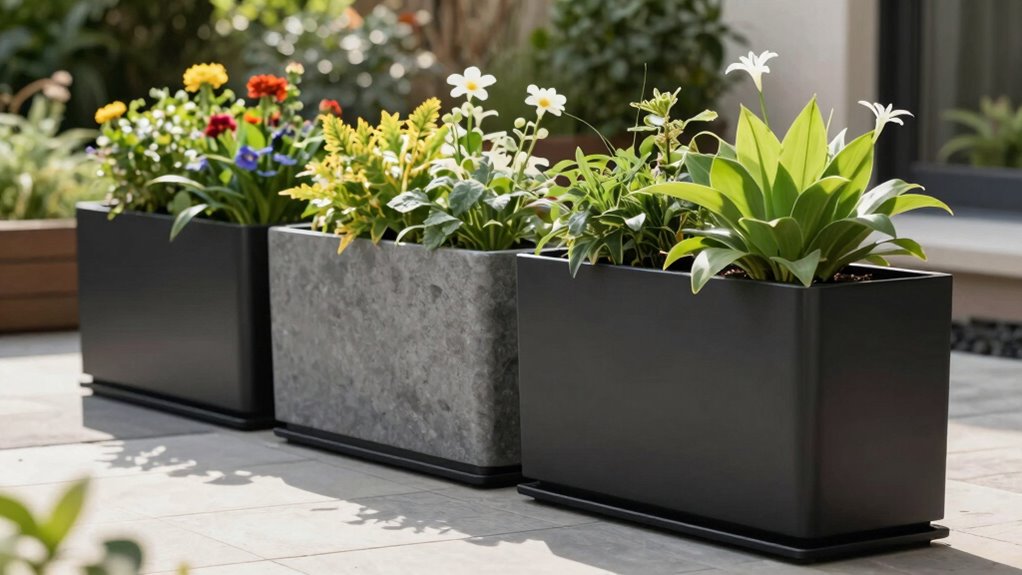 top self watering planters