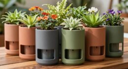 top self watering planters