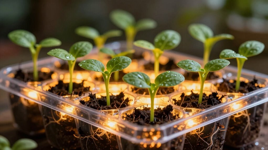 warmth enhances seedling growth