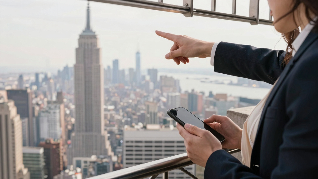 Couple On Empire State Building