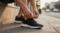 Leather Running Sneakers