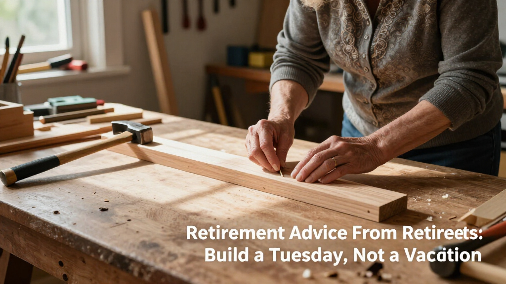 Best Retirement Advice From Retirees: Build A Tuesday, Not A Vacation