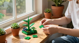 217-Pc LEGO Botanicals: Botanical Collection: Happy Plants Building Toy (10349) $18.40
